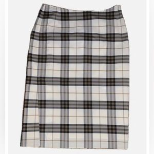 Burberry pencil skirt size 10 lined zipper